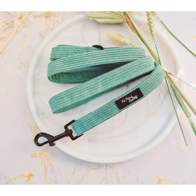Sage Green Cord Dog Lead - Reversible Sage Green Cord Dog Lead - Reversible