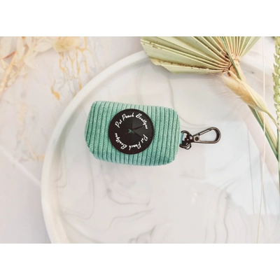 Sage Green Cord Dog Poo Bag Holder Sage Green Cord Dog Poo Bag Holder