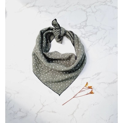 Sage Green Dots Dog Bandana Sage Green Dots Dog Bandana
