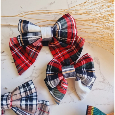 Alfies Plaid Tartan SAILOR Dog Bow Tie Alfies Plaid Tartan SAILOR Dog Bow Tie