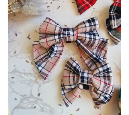 Barkberry Tartan SAILOR Dog Bow Tie