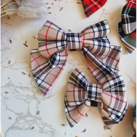 Barkberry Tartan SAILOR Dog Bow Tie