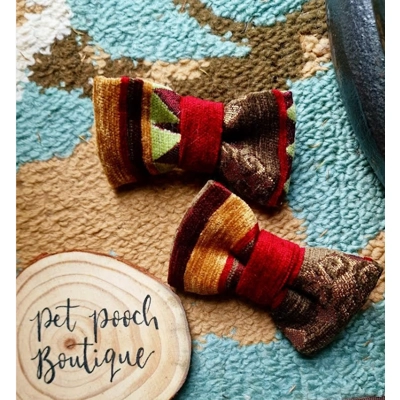 Rustic Nomad Dog Bow Tie