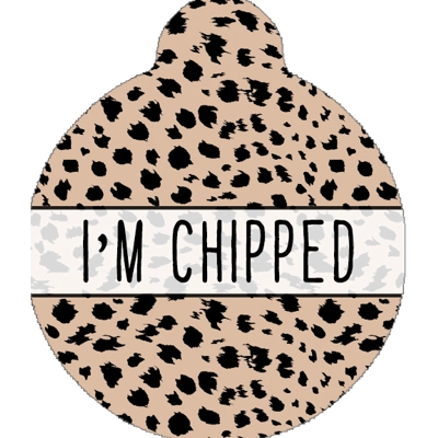 Polka Pup Noir Custom ID Dog Tag - NEW STYLE Polka Pup Noir Custom ID Dog Tag - NEW STYLE
