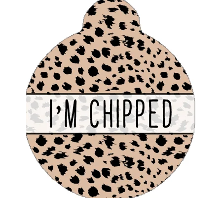 Polka Pup Noir Custom ID Dog Tag - NEW STYLE