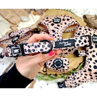 Polka Pup Noir Dog Collar