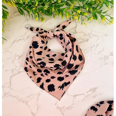 Polka Pup Noir Dog Bandana