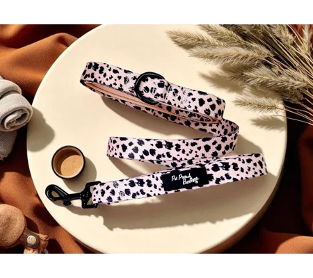 Polka Pup Noir Lead - Reversible