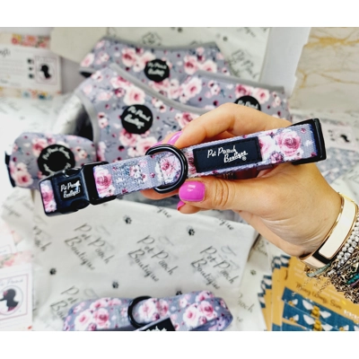 Secret Garden Floral Dog Collar- Optional Flower Accessory Secret Garden Floral Dog Collar- Optional Flower Accessory