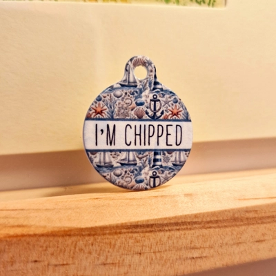 Shipwrecked Custom ID Dog Tag - NEW STYLE Shipwrecked Custom ID Dog Tag - NEW STYLE