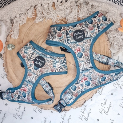Shipwrecked Nautical Dog Harness Shipwrecked Nautical Dog Harness