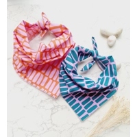 Palm Tree Pink Slice Dog Bandana