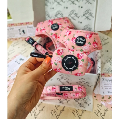 Sunday Rose Floral Poo Bag Holder Sunday Rose Floral Poo Bag Holder