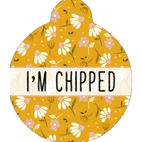 Sunshine Daisy Custom ID Dog Tag - NEW STYLE