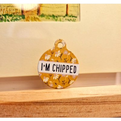 Sunshine Daisy Custom ID Dog Tag - NEW STYLE