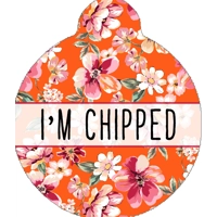 Sweet Marmalade Blossom Custom ID Dog Tag - NEW STYLE