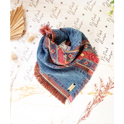 Frayed Teddy Rose Dog Bandana - Scamps Frayed Teddy Rose Dog Bandana - Scamps