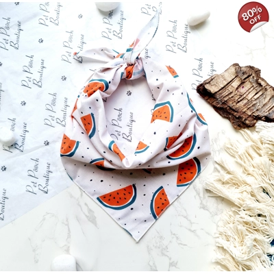 Watermelon Fruity Dog Bandana