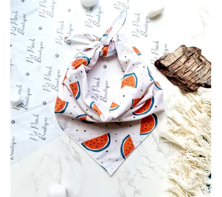Watermelon Fruity Dog Bandana