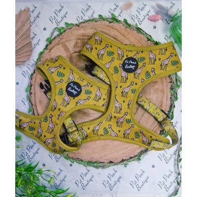 Wild Giraffe Dog Harness