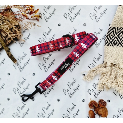 Winter Wonderland Dog Lead - Reversible