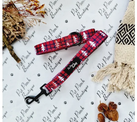 Winter Wonderland Dog Lead - Reversible