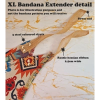 Frayed Purple Horn Bandana - Scamps