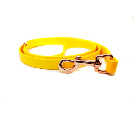 SUNFLOWER YELLOW Biothane Dog Lead