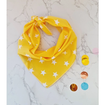 Yellow Star Dog Bandana Yellow Star Dog Bandana