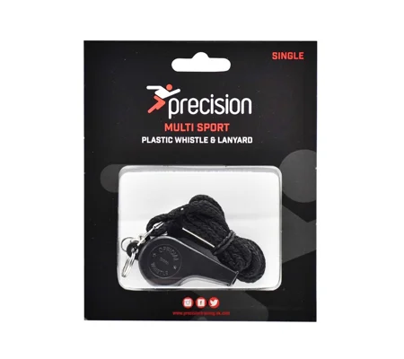 Precision Plastic Whistle & Lanyard (Single)