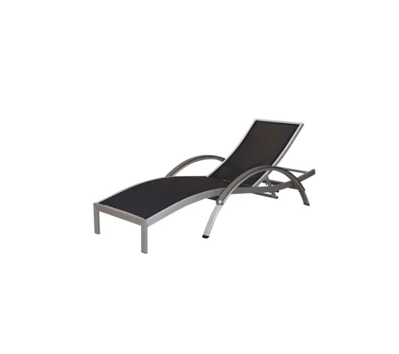 AC Deluxe Brushed Nickel Sun Lounger