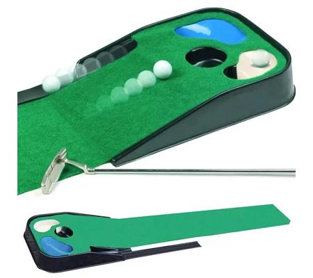 Longridge Putt N Hazzard Putting Mat (With Ball Return Tray)