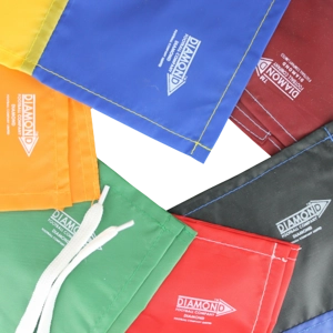 DIAMOND Corner Pole Flags - Various Cols