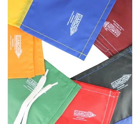 DIAMOND Corner Pole Flags - Various Cols