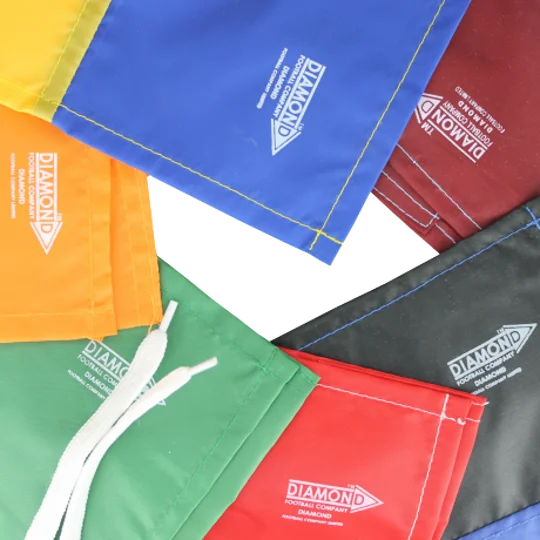 DIAMOND Corner Pole Flags - Various Cols