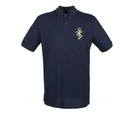 Reme Hockey Mens Plain Modern Fit Polo - Navy