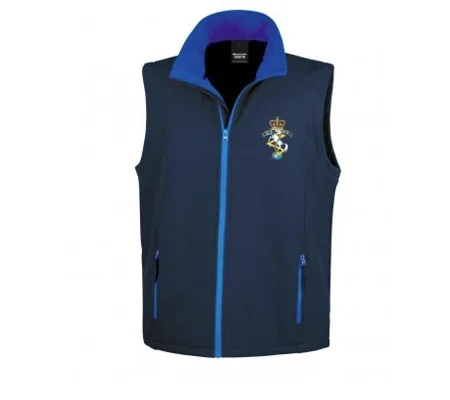 Reme Hockey Mens Soft Shell Gillet - Navy/Royal