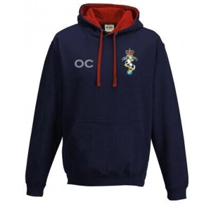 Reme Hockey Unisex Contrast Hoodie - Navy/Red