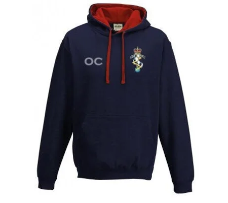 Reme Hockey Unisex Contrast Hoodie - Navy/Red