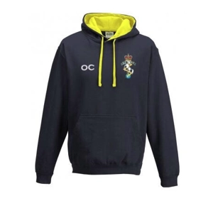 Reme Hockey Unisex Contrast Hoodie - Navy/Yellow