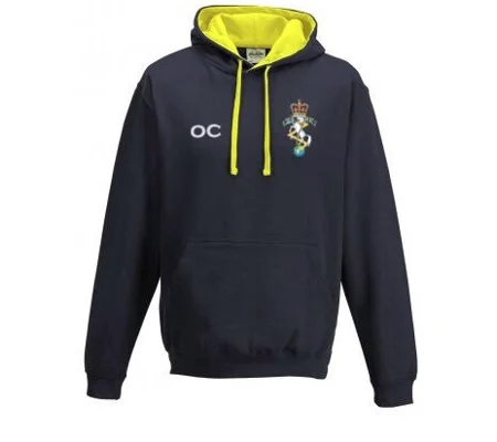 Reme Hockey Unisex Contrast Hoodie - Navy/Yellow