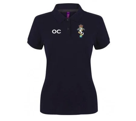 Reme Hockey Womens Plain Modern Fit Polo - Navy
