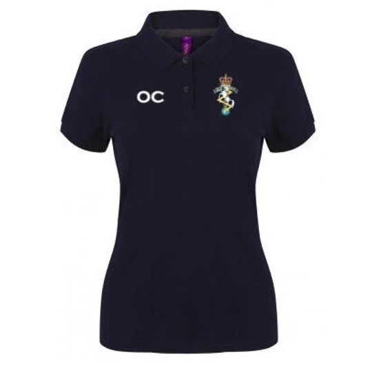 Reme Hockey Womens Plain Modern Fit Polo - Navy