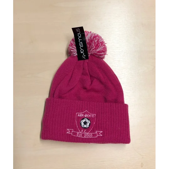 Aek Boco Adults Pink Aek Boco Beanie Hat
