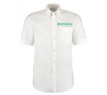 Optimum Combined K109 SHORT SLEEVE SHIRT WHITE