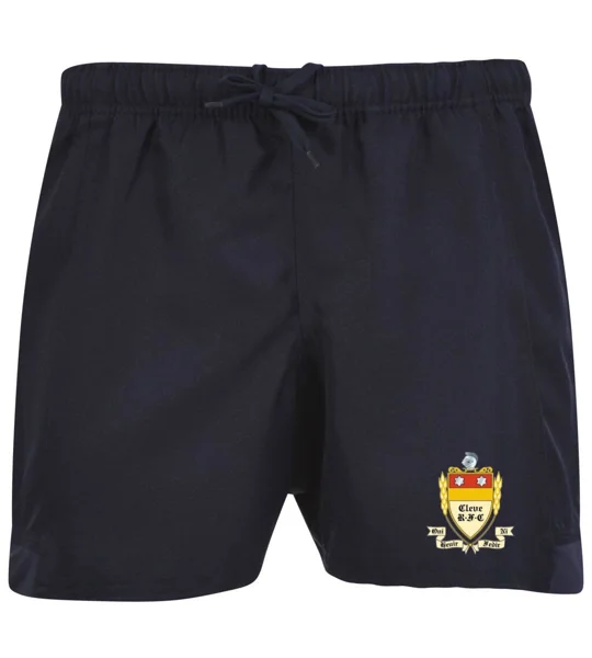 RUGBY SHORT BLACK - CLEVE RFC ROB GEORGE