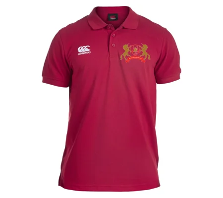 Bristol Ref Society CCC Waimak Polo Shirt Red