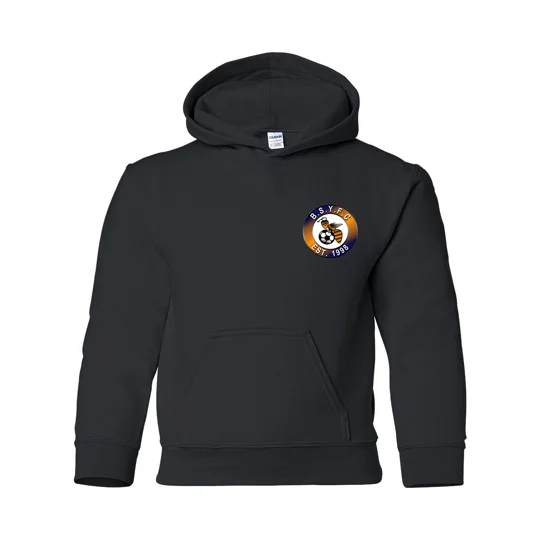 BSYFC Gildan Heavy Hooded Top - Black