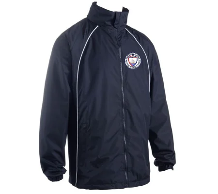 PORTISHEAD TOWN FC SHOWERPROOF JACKET BLACK