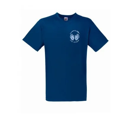 Hanham Toddlers Mens V- Neck T-Shirt - Navy